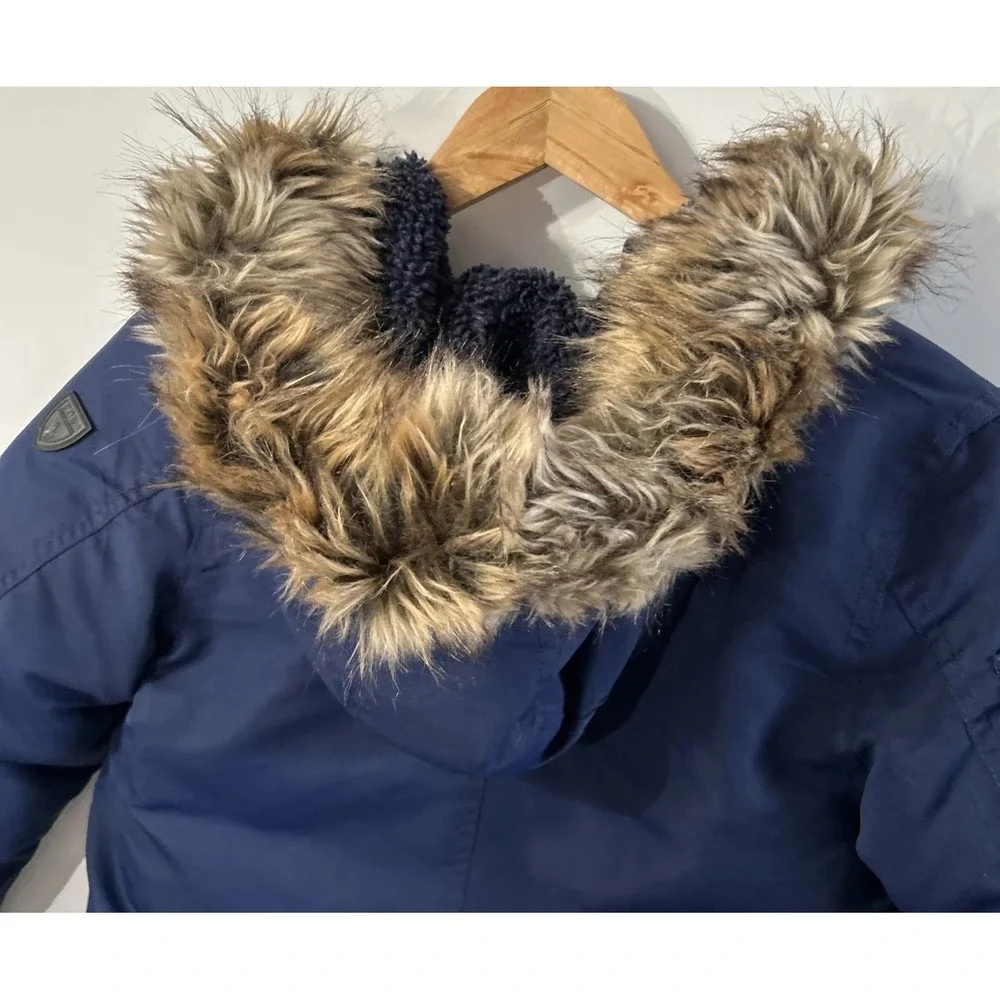 Boys Polo Ralph Lauren Water-Resistant Down Parka Coat Sz 7 Nice